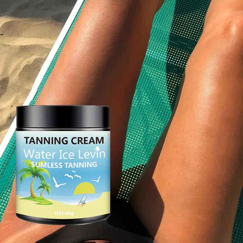 Body Tanning Lotion, Rich in Shea Butter, Coconut Oil, Deep Moisturizing and Moisturizing, Fast Absorption, 0 Greasy, No Sun Tanning, Hypoallergenic for Men and Women