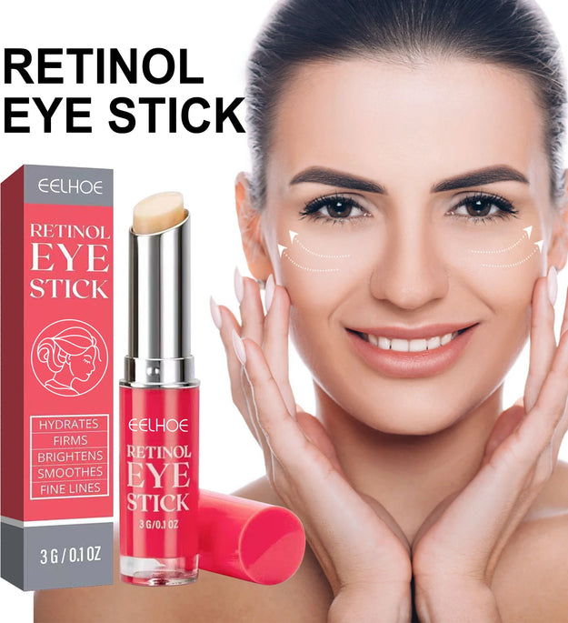 Retinol Eye Cream Stick Lightening Dark Circles Anti-Puffiness Smooth Brightening Moisturizing Firming Under Eye Treatment Care