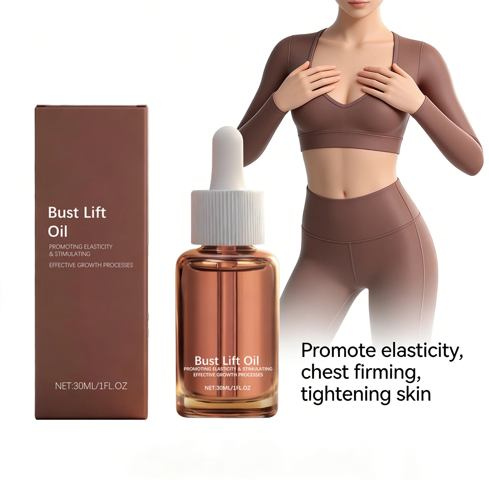 Bust Lift Oil Breast Enhancement Essential Oil Promote Elasticity Chest Firming and Lifting Nourishing Smoothing Body Skin Care