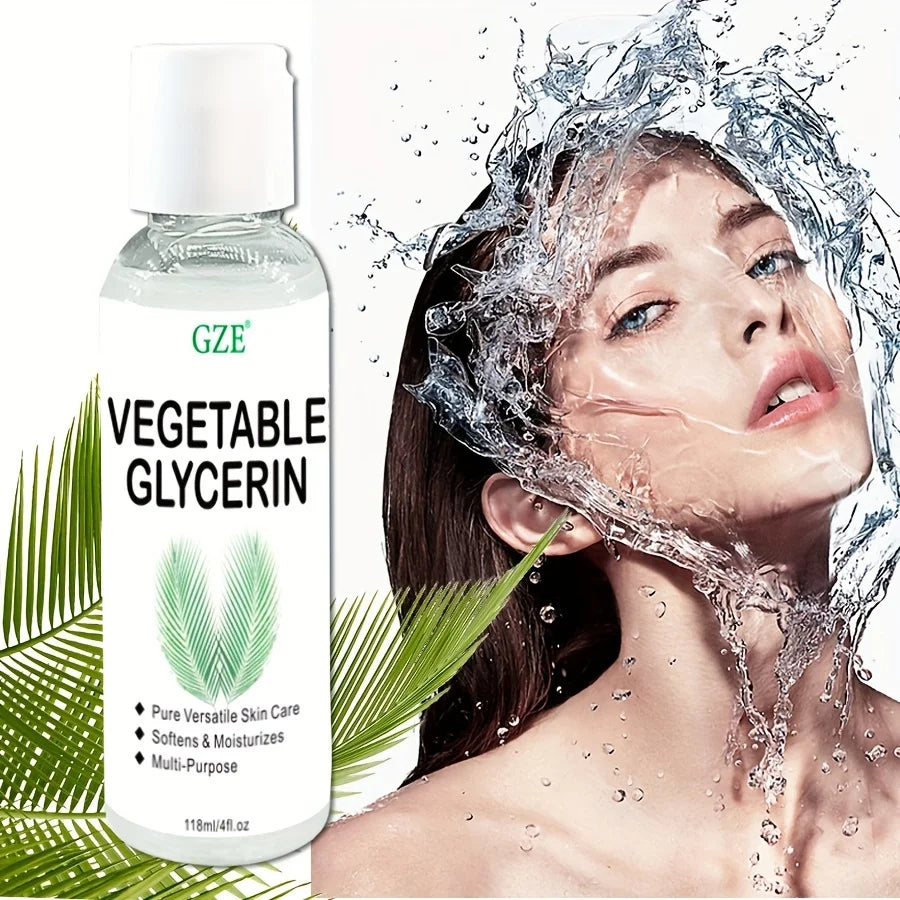 GZE Vegetable Glycerin, 100% Pure, Versatile Skin Care, Softening and Moisturizing, Multi-PURPOSE AND VERSATILE SKIN CARE - BlissFully