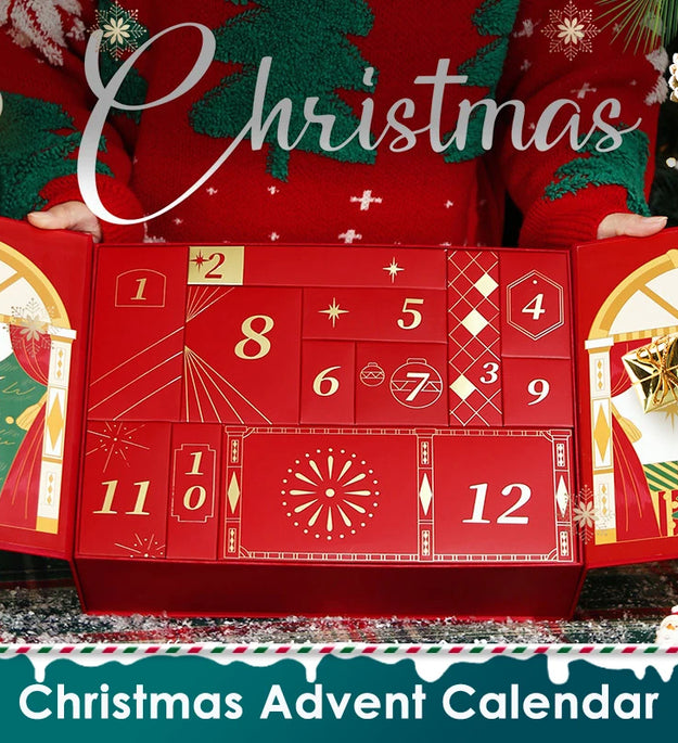 2025 Christmas Advent Calendar DIY Face Cream Concealer Essence Christmas Makeup Set Countdown Calendar Gift Box Skin Care Set