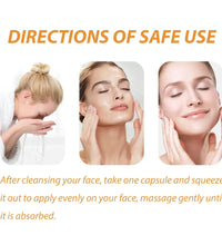 50Pcs Collagen Face Care Capsules Serum Spot Acne Wrinkle Remover Firming Whitening Hyaluronic Acid Essence Skin Care New style - BlissFully