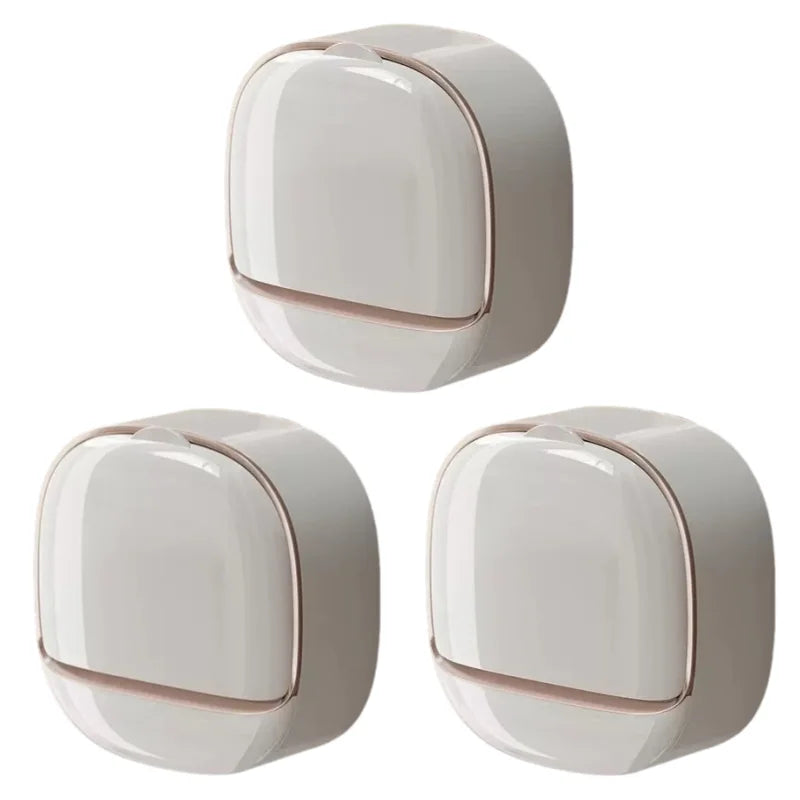 Waterproof Soap Box for Shower, Hanging Soap Holder with Drainage for Bathroom Storage