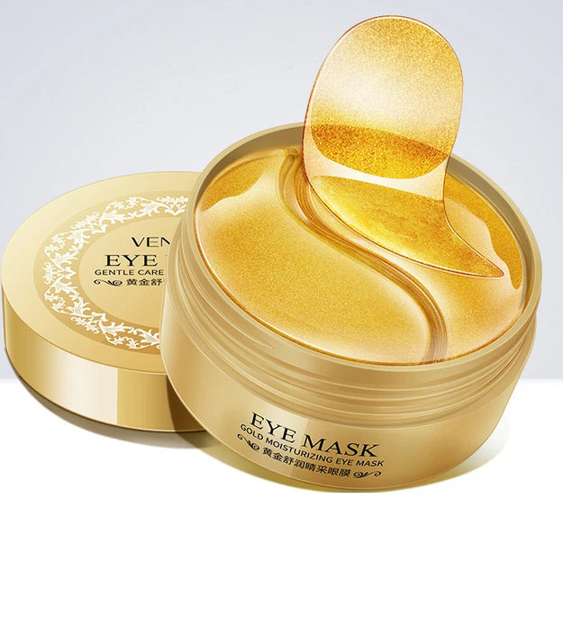 60pcs/box Seaweed Gold Collagen Eye Mask Anti Dark Circles Removal Eyes Bags Moisturizing Anti-aging Eye Patches Eyes Gel Mask