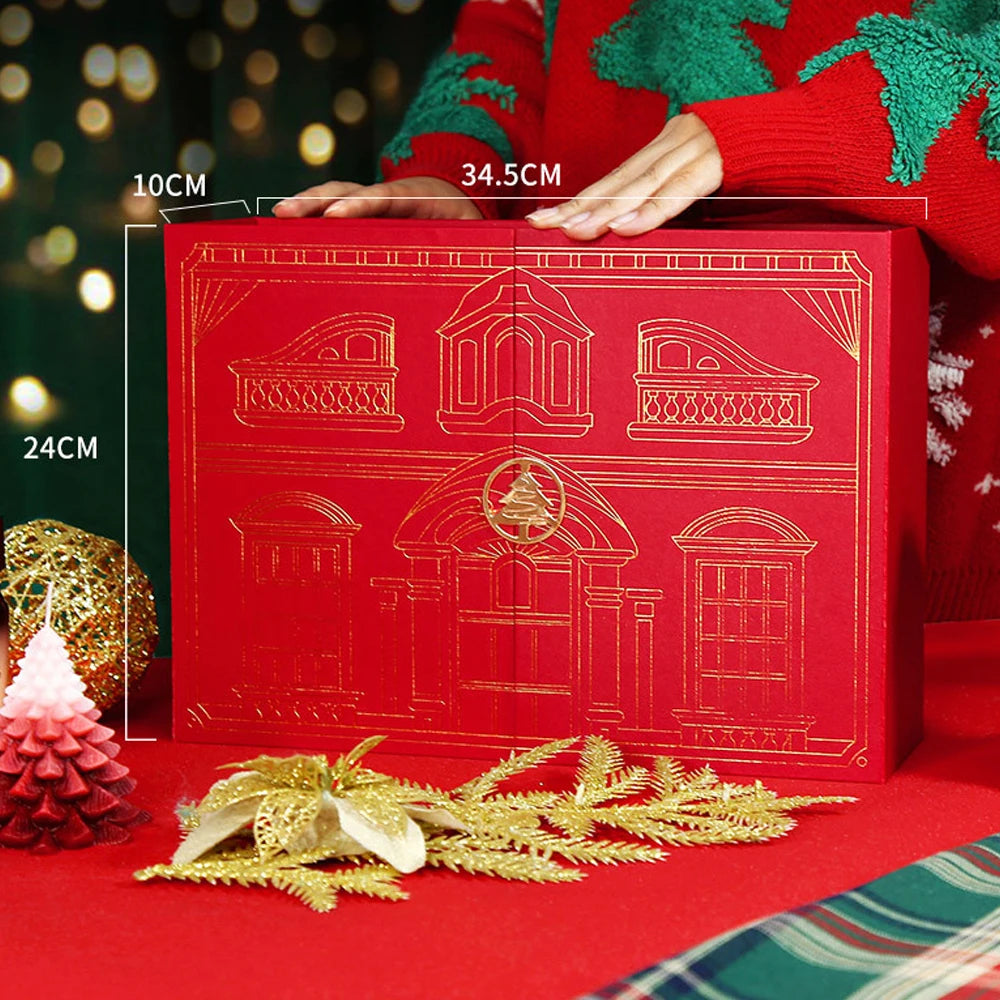2025 Christmas Advent Calendar DIY Face Cream Concealer Essence Christmas Makeup Set Countdown Calendar Gift Box Skin Care Set
