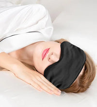 1PC Women Imitated Silk Sleep Eye Mask Portable Travel Eyepatch Nap Eye Patch Rest Blindfold Eye Cover Sleeping Night Eyeshade - BlissFully