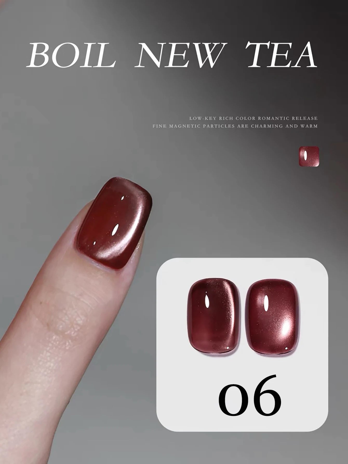 MIANEL 12ML 2026 Maillard Black Brown Cat Eye Gel Nail Polish Black Nails White Nails Nail Art Red Nails 1-21pcs