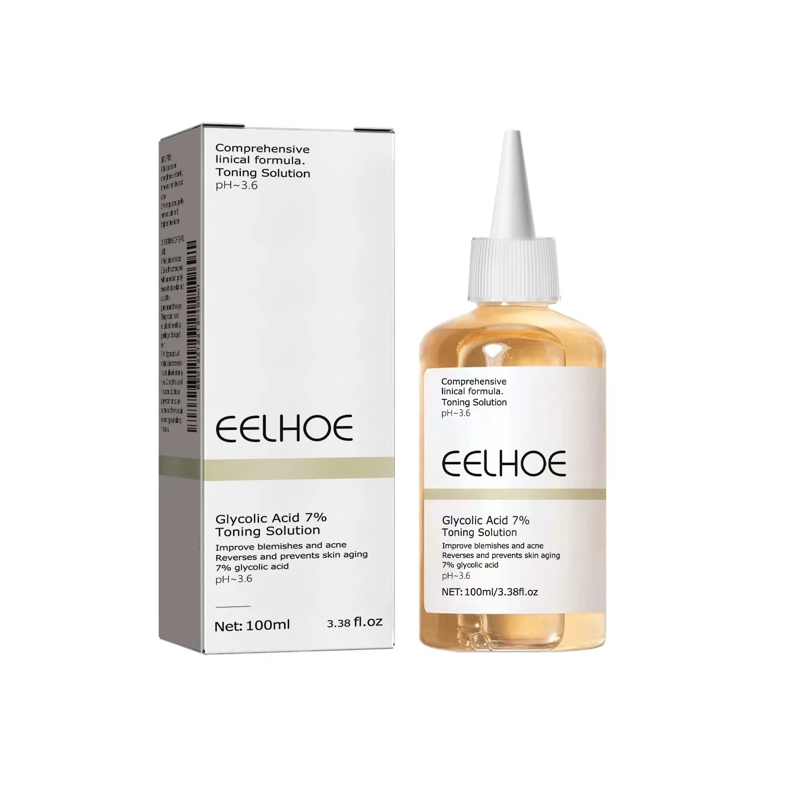 Glycolic Acid 7% Toning Solution Ordinary Acne Remover Lifting Firming Wrinkles Glowing Facial Skin Care Glycolic Acid Toner - BlissFully