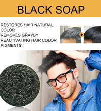 Hair Shampoo Soap Polygonum Multiflorum Black Soap White Hair Repair Soap Hair Care Set Nourishing Anti Dandruff Hair Dye Soap - BlissFully