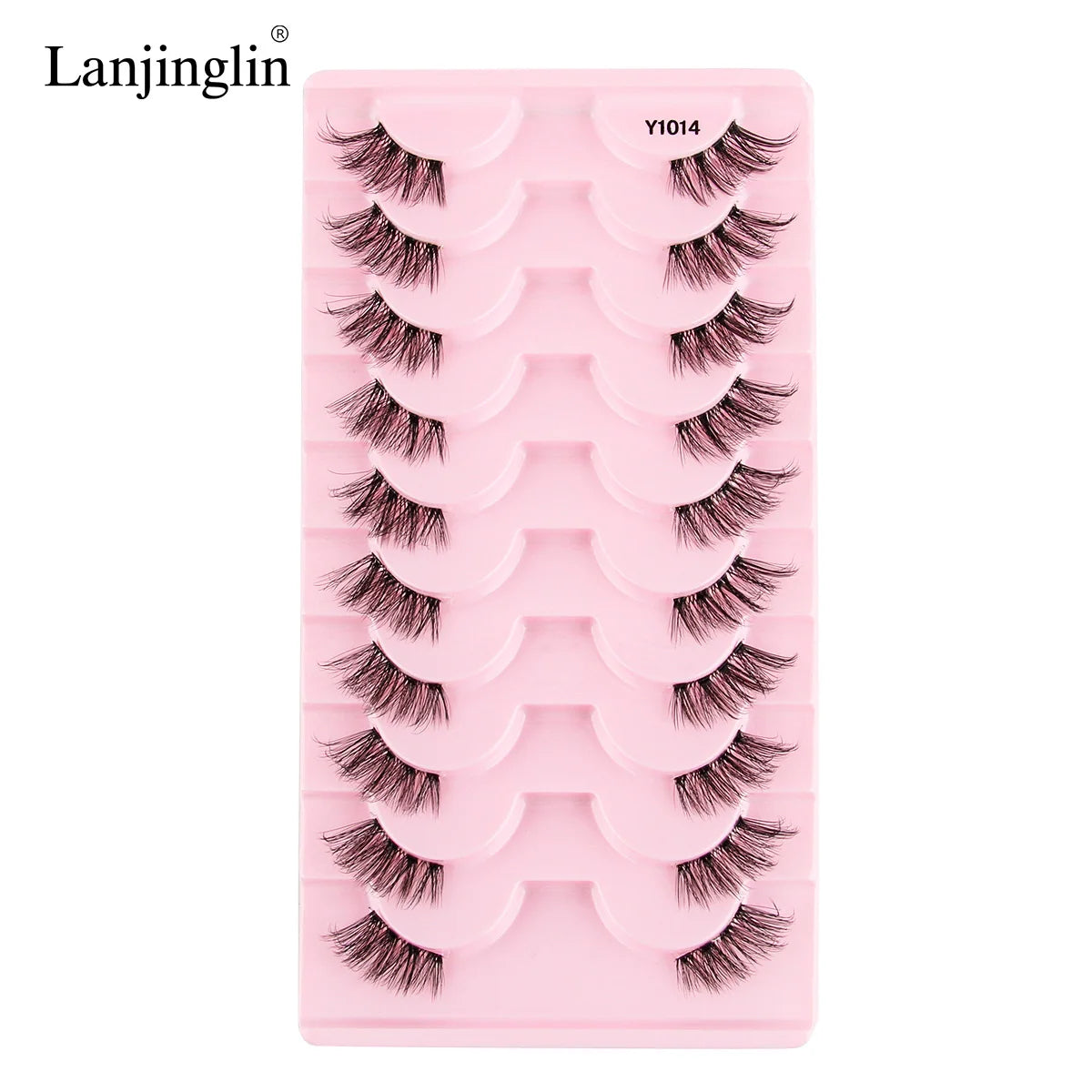 Fake Lashes 3/10 Pairs Half Lashes Cat Eye Natural Long Wispy 3D Mink Eyelash Reusable Makeup Tool Faux Cils maquillaje Cílios