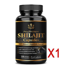Himalaya Shilajit Capsule Original High in Trace Minerals& Fulvic Acid for Energy,Muscle Strength&Immunity, Endurance for Adult - BlissFully