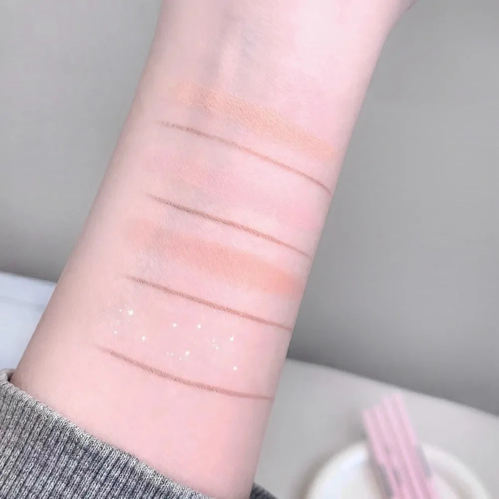 Double-end Lying Silkworm Eyeliner Pencil Diamond Glitter Matte Aegyosal Pen Brightening Cream Shadow Highligher Eye Makeup