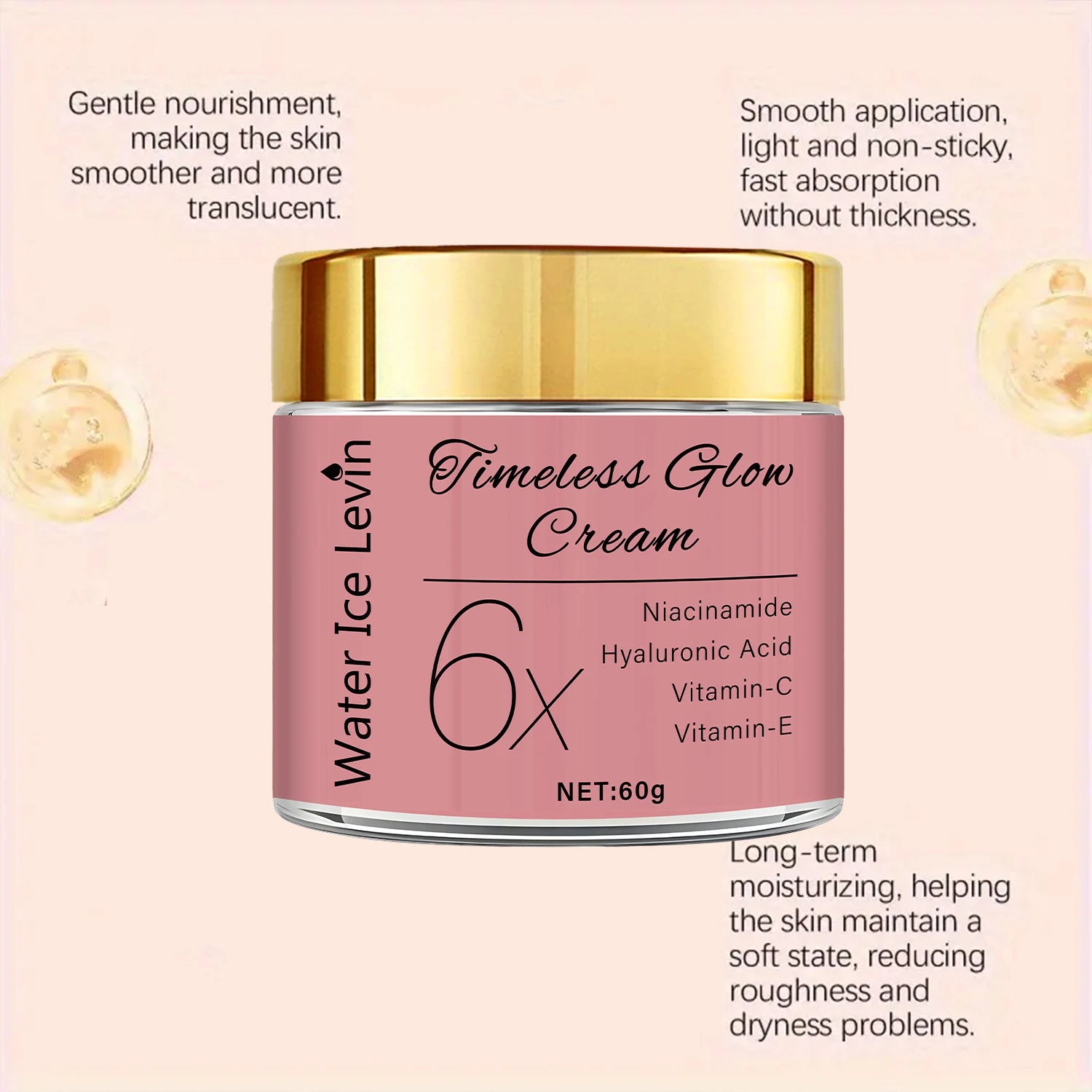 Winter Glow Cream with Niacinamide & Vitamin C | 6x Hydrating Power for Soft, Radiant Skin | Daily Moisture Boost