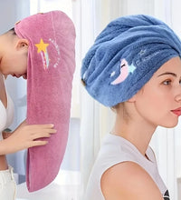 1pc Quickly Dry Hair Hat Super Absorbent Soft Bathroom Women Head Towels Girls Cute Hair Towel Hair Dry Wrap Bonnets - BlissFully