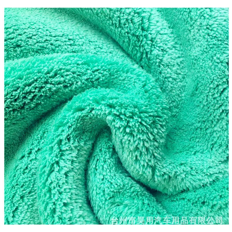 Coral Velvet Towel 80/20 Polyester Brocade Microfiber Long Hair Self-Weight Water Collection Polishing Towel 1200 Grams Of Pumi - BlissFully