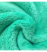 Coral Velvet Towel 80/20 Polyester Brocade Microfiber Long Hair Self-Weight Water Collection Polishing Towel 1200 Grams Of Pumi - BlissFully