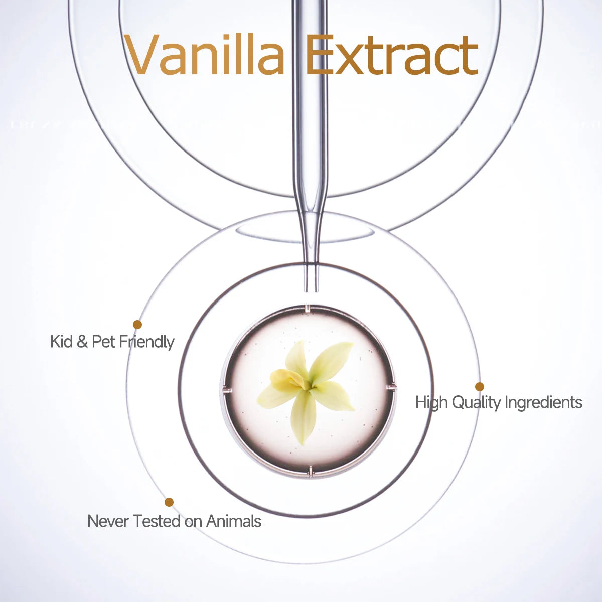 Vanilla Plant Extract Aromatherapy Essential Oil Face Body Diffuser Humidifier Massage, Shower, Manicure, Hair Care