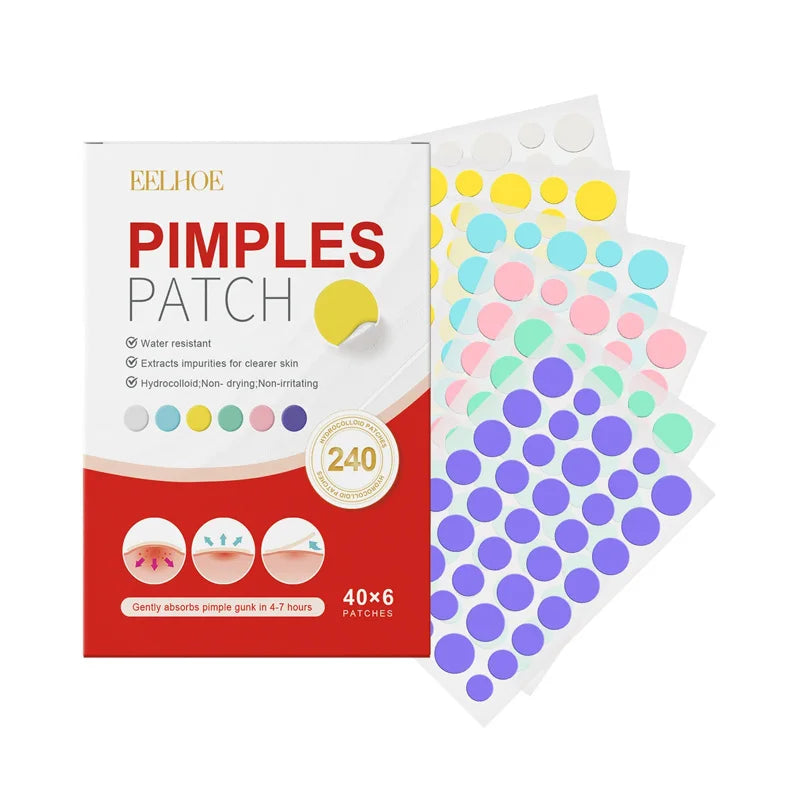 240pcs Star Acne Patches Invisible Pimple Cover for Face Oil Control Spot Treatment Cute Sticker for Covering Zits and Blemishes - BlissFully