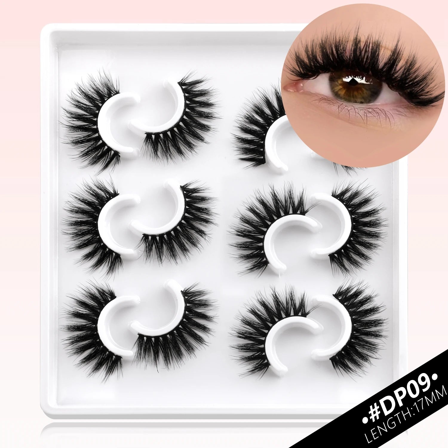 Veltrinay False Eyelashes Cat Eye Lashes Wispy Strips 3D Mink Lashes Fake Eyelashes Fluffy Volume Dramatic Fake Lashes Makeup