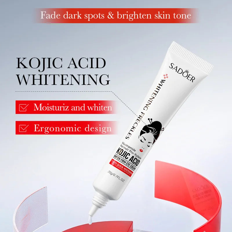 SADOER Kojic Acid Retinol Eye Cream Anti Dark Circles Remove Eye Bags Moisturizing Firming Beauty Eyes Skin Care Products - BlissFully