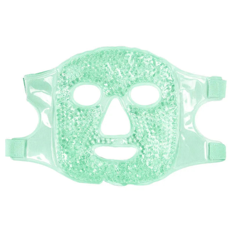 Full Face Massage Ice Mask Hot Cold Compress Gel Cooling Ice Face Eye Mask Facial Mask Face Eye Mask Ice Pack Sleeping Face SPA - BlissFully