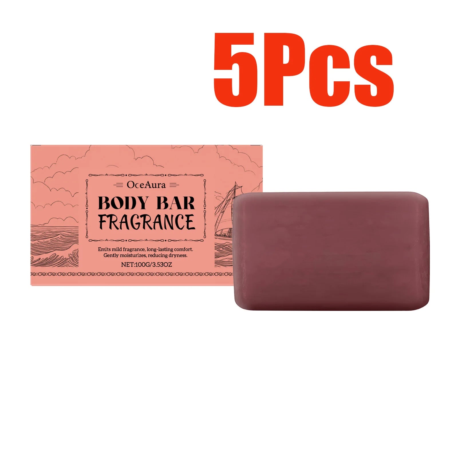 Sandalwood Scented Body Bar Moisturizing Gentle Cleansing Soap for Bath Shower Long-Lasting Fragrance Handmade Natural Skin Care