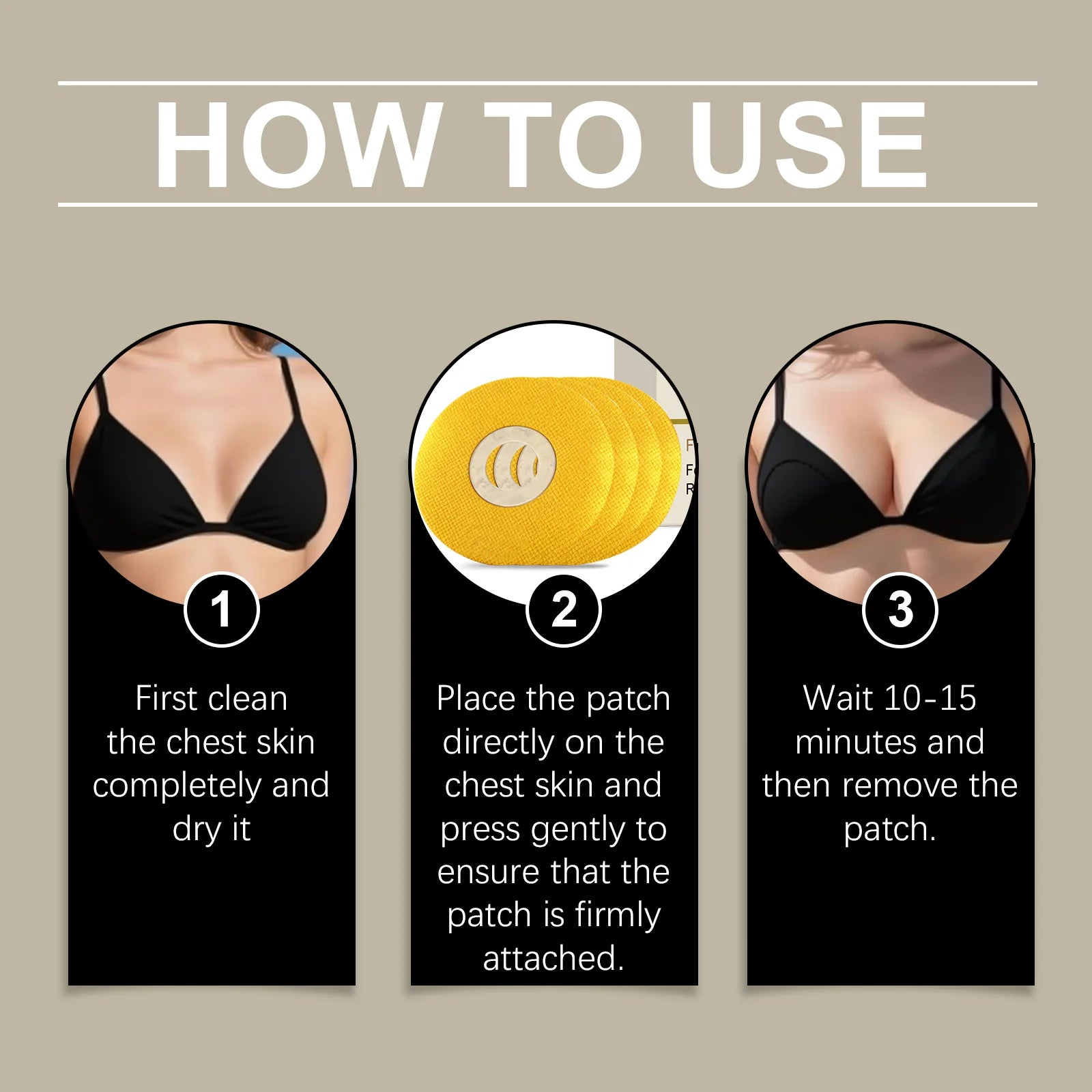 Breast Firming Lifting Patch Plumping Size Up Improve Breast Flat Prevent Sagging Shaping Tighten Bigger Breast Enhancer Patch