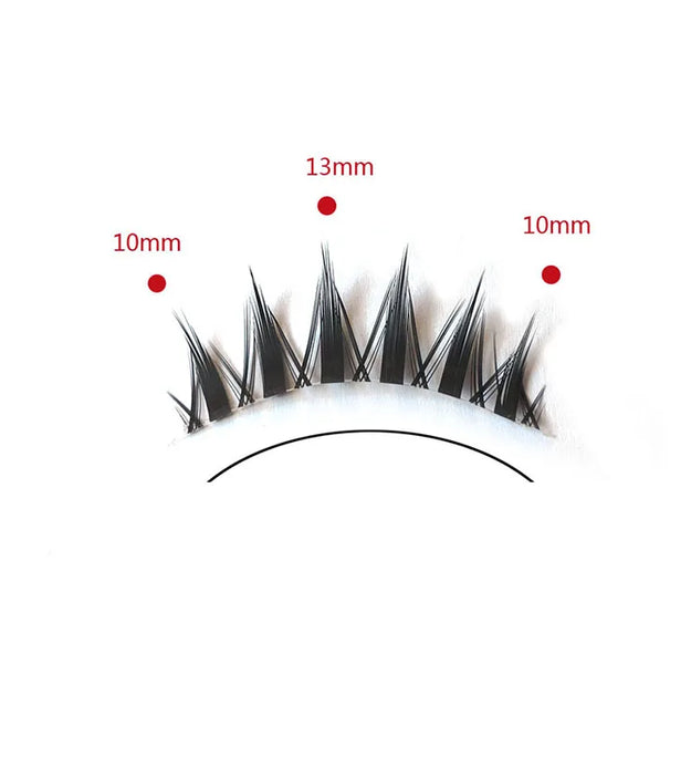 5 Pairs New Cosplay Air False Eyelashes Natural Transparent Thin Band Eyelashes Japanese Simulation Lashes Extension Makeup