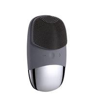 Square Electric Facial Cleansing Brush Silicone Rechargeable Introducer Beauty Device Ultrasonic Face Cleaning Massage Tool - BlissFully