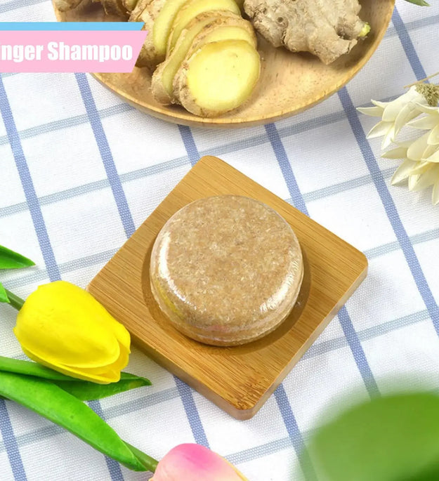 Ginger Polygonum Soap Shampoo Soap Cold Processed Soap Hair Shampoo Bar Pure Plant Hair Shampoos Hair Care
