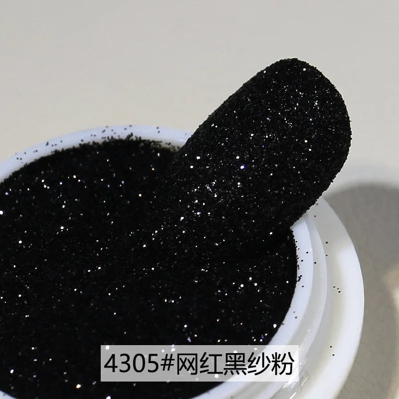 1box Shiny Reflective Diamond Nail Glitter Powder Silver Holographic Micro Drill Dazzling Crystal Gel Polish Manicure Pigment Du