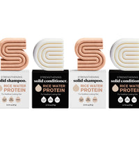 1-3PCS Rice Shampoo & Conditioner Bar Soild Soap for Hair Growth Strengthening Hair Clean Dandruff Nourish Moisturize Hair Care - BlissFully