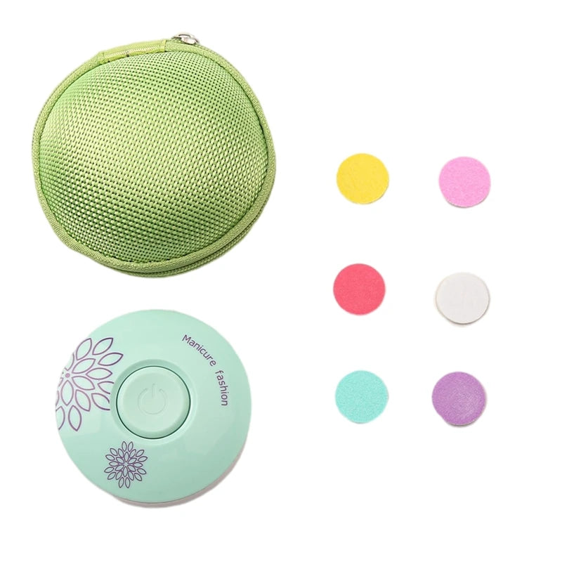 1Set Baby Electric Nail Trimmer Kid Nail Polisher Tool Baby Care Kit Manicure Set Easy To Trim Nail Clippers For Newborn