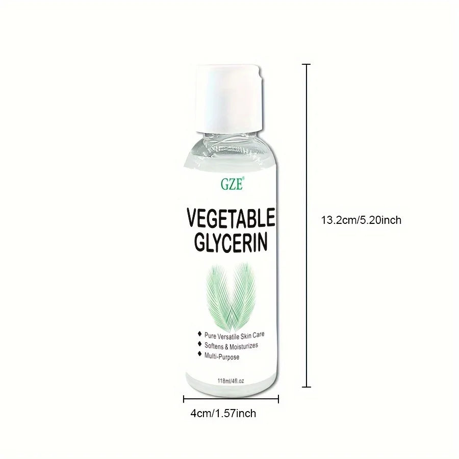 GZE Vegetable Glycerin, 100% Pure, Versatile Skin Care, Softening and Moisturizing, Multi-PURPOSE AND VERSATILE SKIN CARE - BlissFully