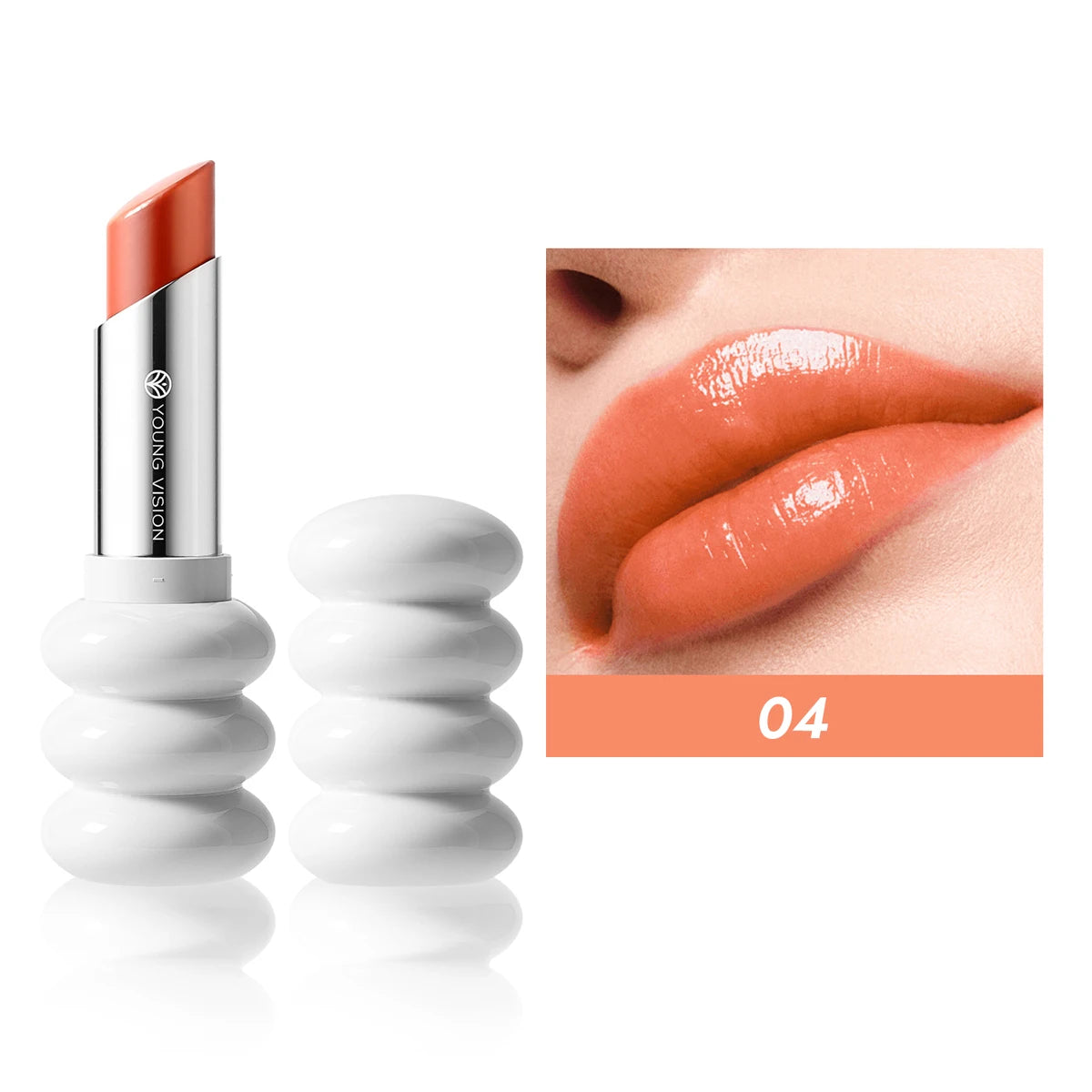YOUNG VISION 6 Colors Fine Shimmer Nourishing Light Lipstick Long Lasting Colors Easy to Apply Lip Moisturizing Lipstick