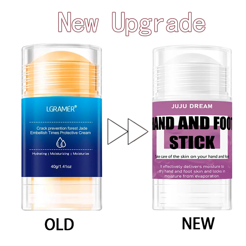 Urea Glycerin Foot & Hand Care Stick, Moisturizing Repair for Dry Cracked Skin, Gentle Formula, Long-Lasting Hydration, Unisex