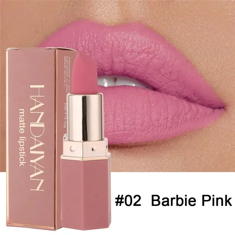 Matte Velvet Lipstick Waterproof Lasting Purple Tint Lip Gloss Non Stick Cup Moisturize Lipstick Not Fading Luxury Lips Makeup