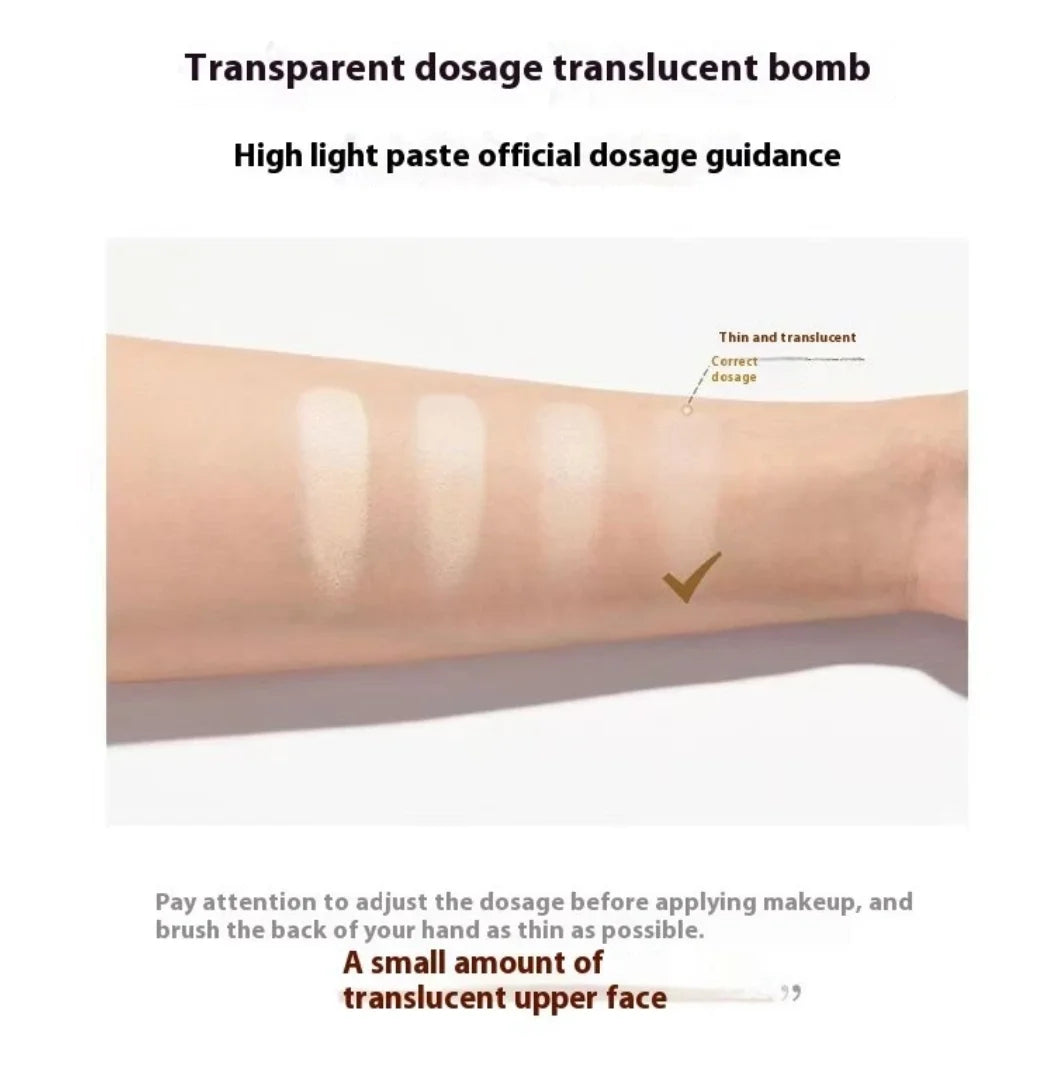 Maogeping Face Highlight Cream Light and Shadow Sculpting Highlight Powder Cream Contouring Makeup Cosmetics