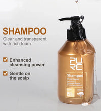 PURC Morocco Argan Oil Shampoo Conditioner Set Smoothing Nourishing Repair Damaged Frizz Hair Scalp Treatment Hair Care - BlissFully