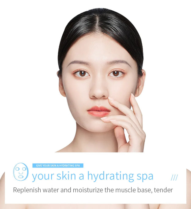 20pcs BIOAQUA Centella Collagen Face Mask VC Moisturizing Refreshing Sheet Masks Hyaluronic Acid  Facial Mask Skin Care Products