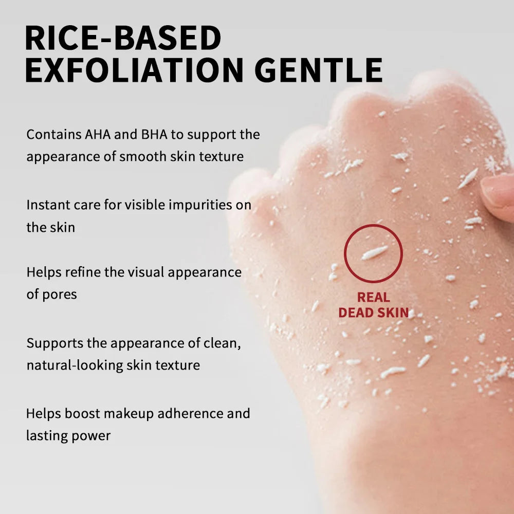 White Black Rice Peeling Essence Exfoliating Moisturizing Exfoliating Hydrating Serum Moisturizing Rice Toner Gentle Skin Care