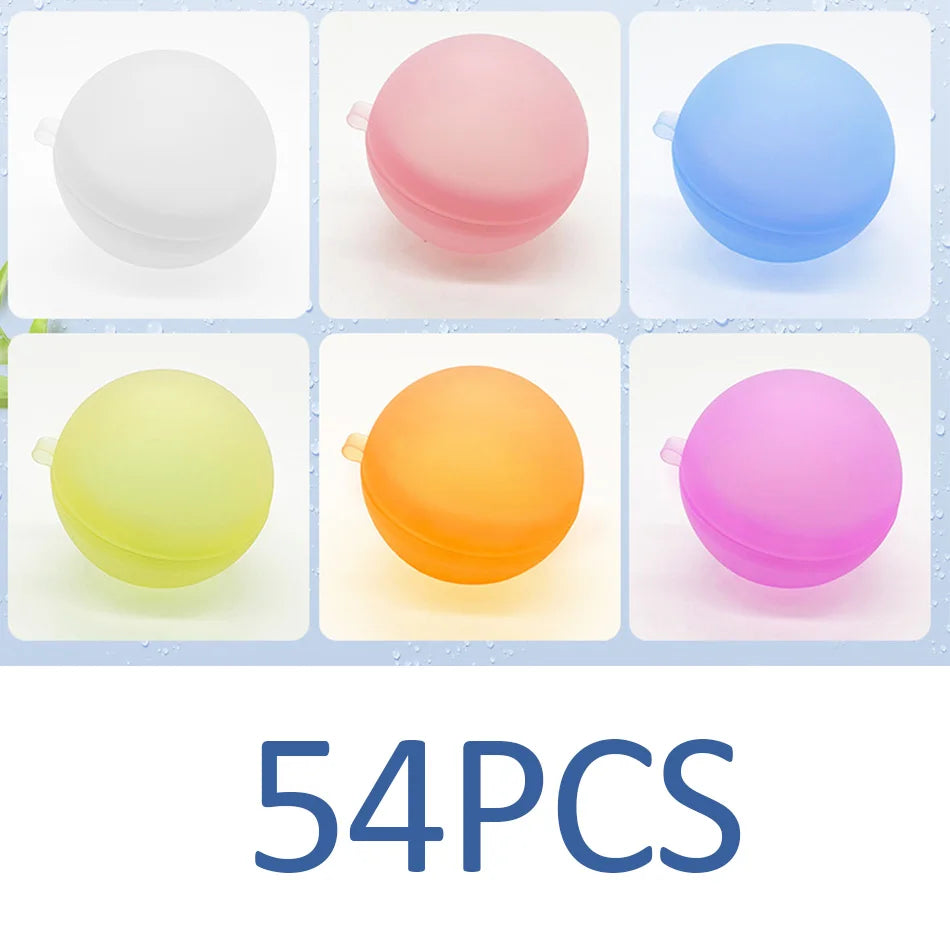 New Reusable Water Balloons Refillable Water Balloon Quick Fill Self Sealing Water Bomb Splash Balls for Kids Swimming Pool