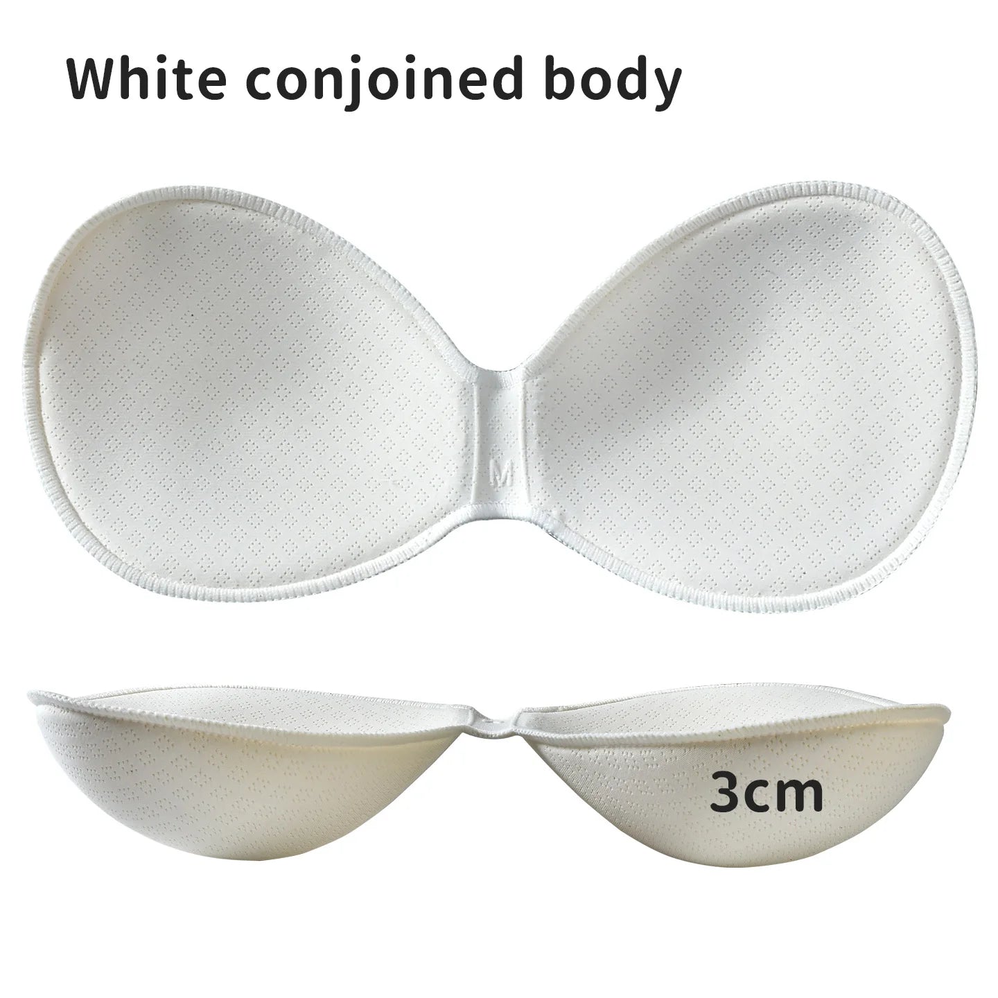 3cm Sexy Thick Latex Breast Pads, Breast Inserts for Lift and Enhancement, Bra Pads for Breast Enlargement, Removable Underwear Breast Accessories Suitable for Swimwear and Bikinis
