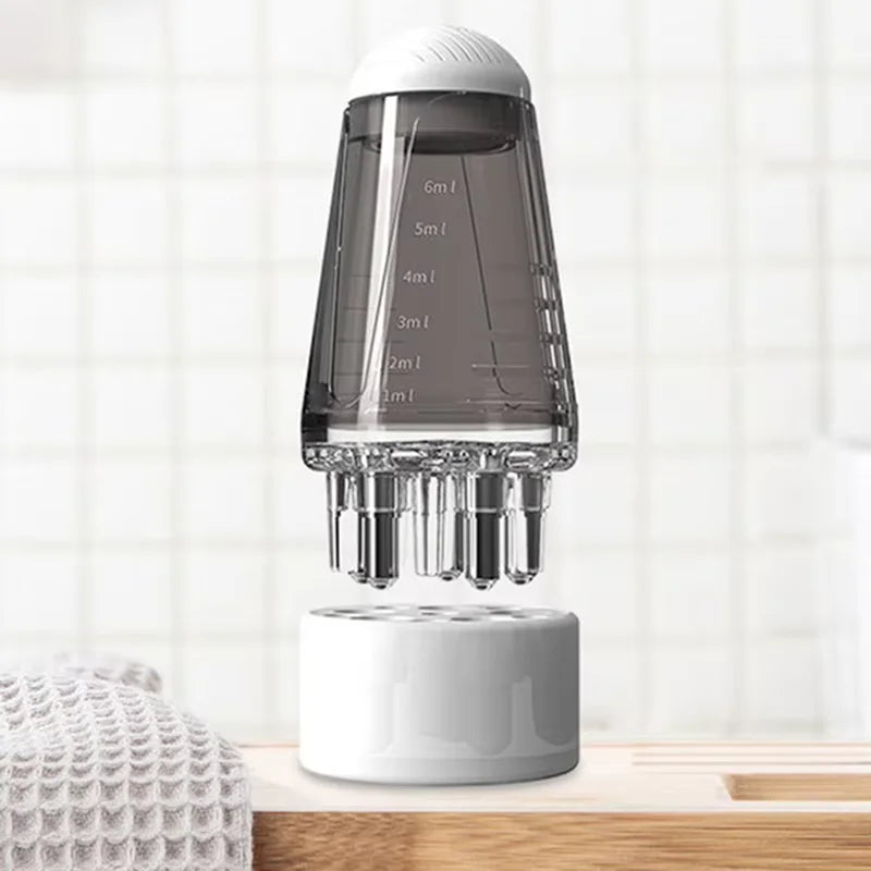 Scalp Applicator Hair Regrowth & Styling Solution Guide Comb Hexagon Head Oil Roller Ball Massage Comb Massage Relaxation Tools