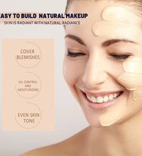 Natural Foundation Cc Cream Waterproof Brighten Moisturizing Foundation Concealer Oil-Control Sunscreen Spf 50 Makeup Cosmetics - BlissFully