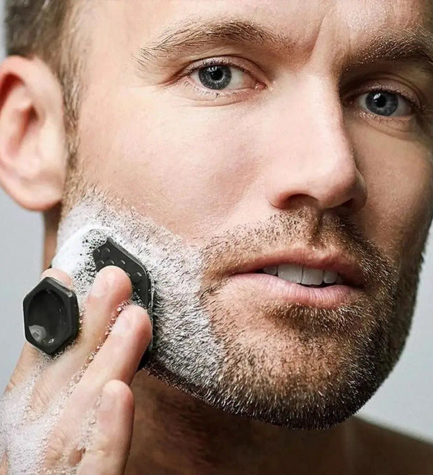 Alwafore Facial Cleaning Brush Scrubber Silicone Miniature Face Deep Clean Shave Massage Face Scrub Brush Face Cleaner For Men - BlissFully