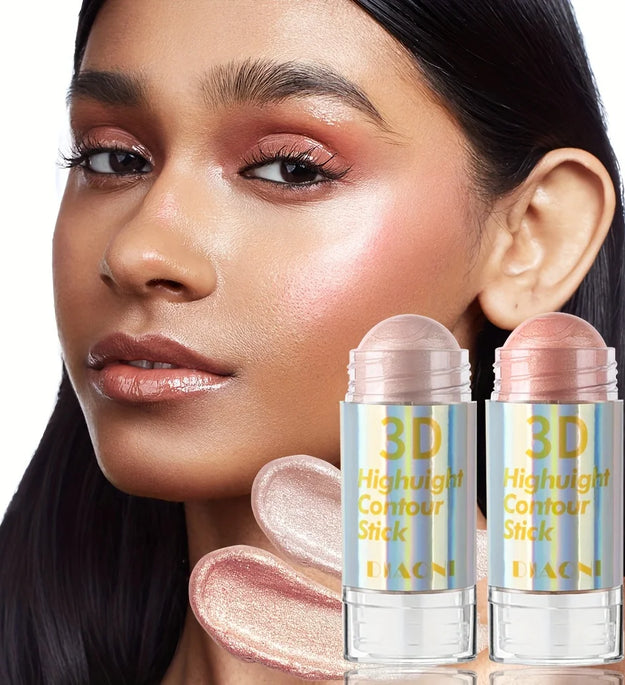 Water Light Highlighter Stick Blush Stick Make Up Face Body Glitter Illuminator Cosmetics Face Contour Brighten Makeup