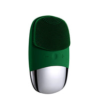 Square Electric Facial Cleansing Brush Silicone Rechargeable Introducer Beauty Device Ultrasonic Face Cleaning Massage Tool - BlissFully