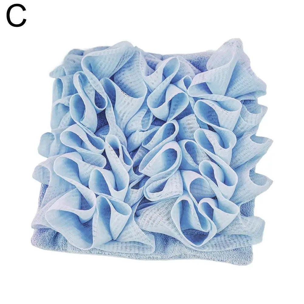 1PC Soft Loofah Sponge Bath Ball -2-in-1 Soap Dispenser And Body Scrub, Bathroom Exfoliating Shower Ball For Men Women