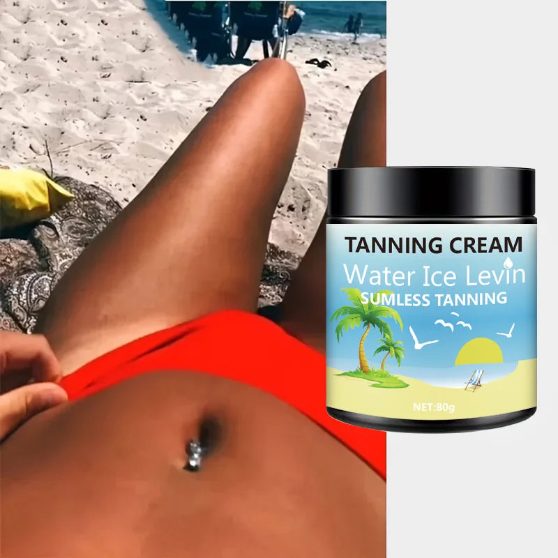 Body Tanning Lotion, Rich in Shea Butter, Coconut Oil, Deep Moisturizing and Moisturizing, Fast Absorption, 0 Greasy, No Sun Tanning, Hypoallergenic for Men and Women